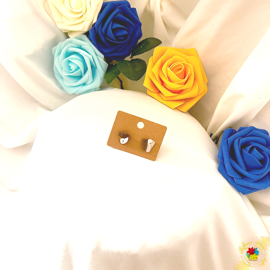 Positive Balance Stud Crystal Earrings