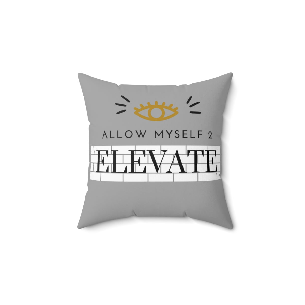 Affirmative “Elevate” Square Pillow