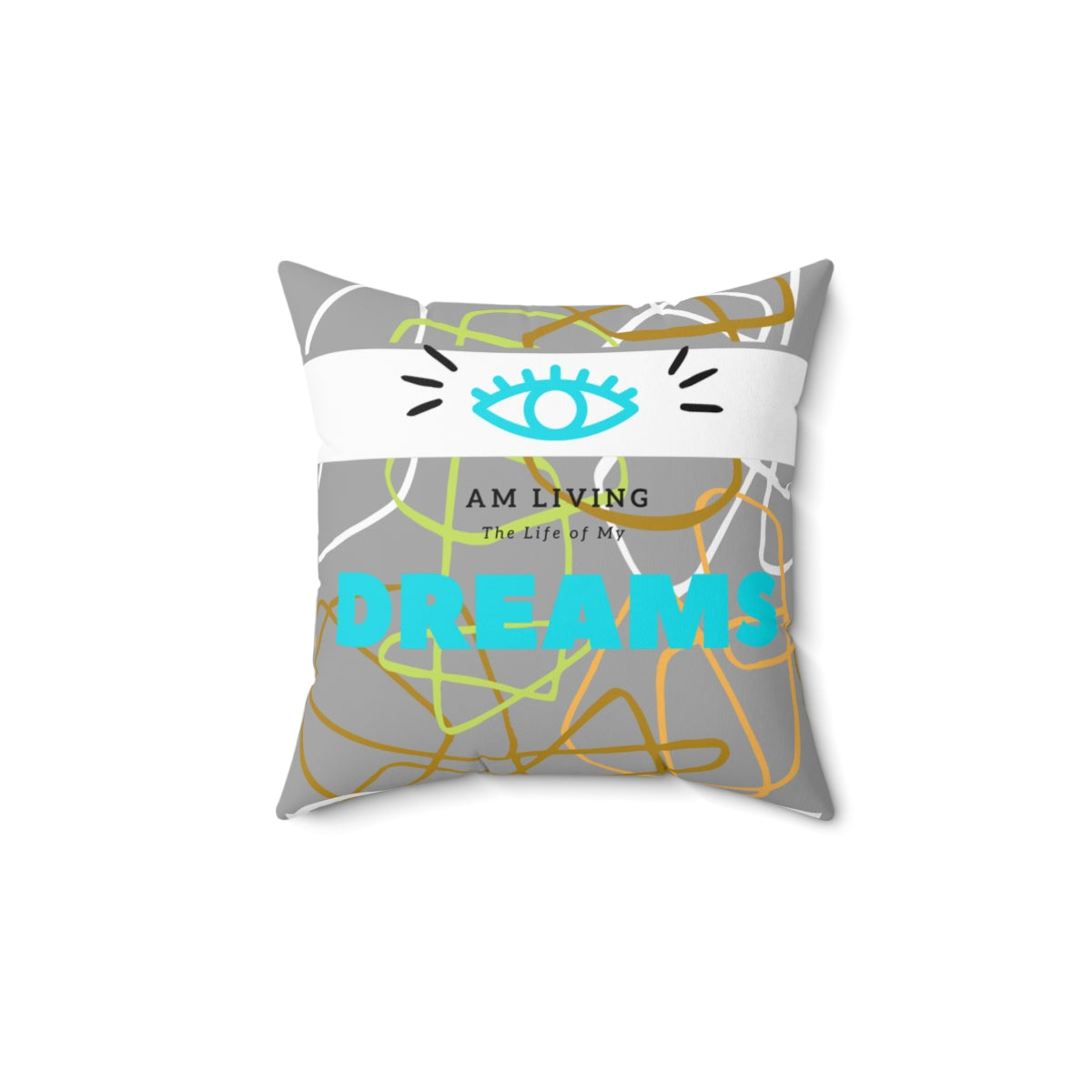 Affirmative “Dreams” Square Pillow