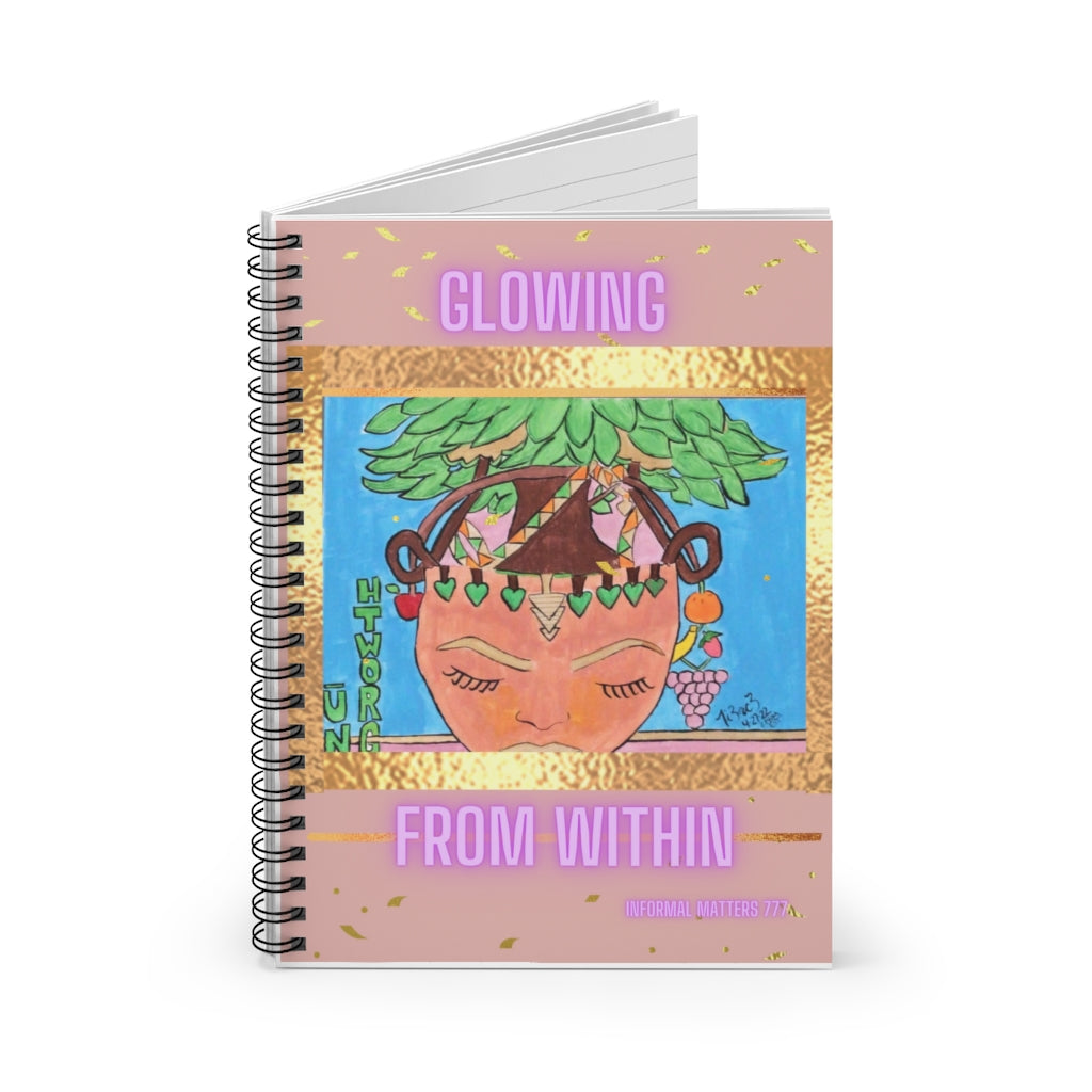 “Nu Growth” Lavender Spiral Notebook - Ruled Line