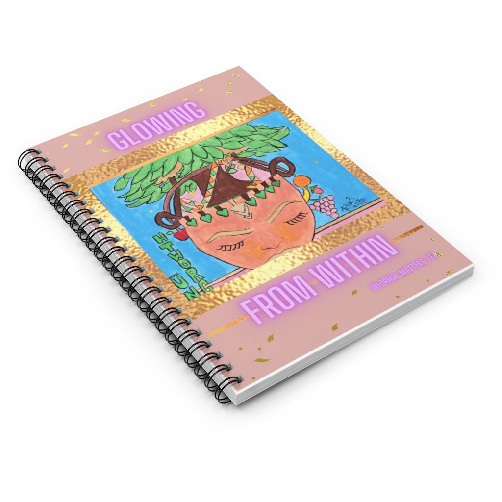“Nu Growth” Lavender Spiral Notebook - Ruled Line