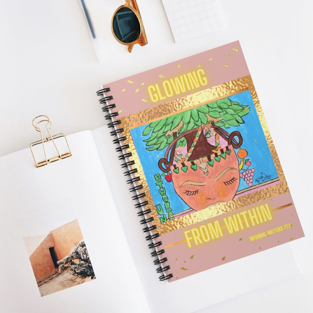 “Nu Growth” Golden Spiral Notebook - Ruled Line