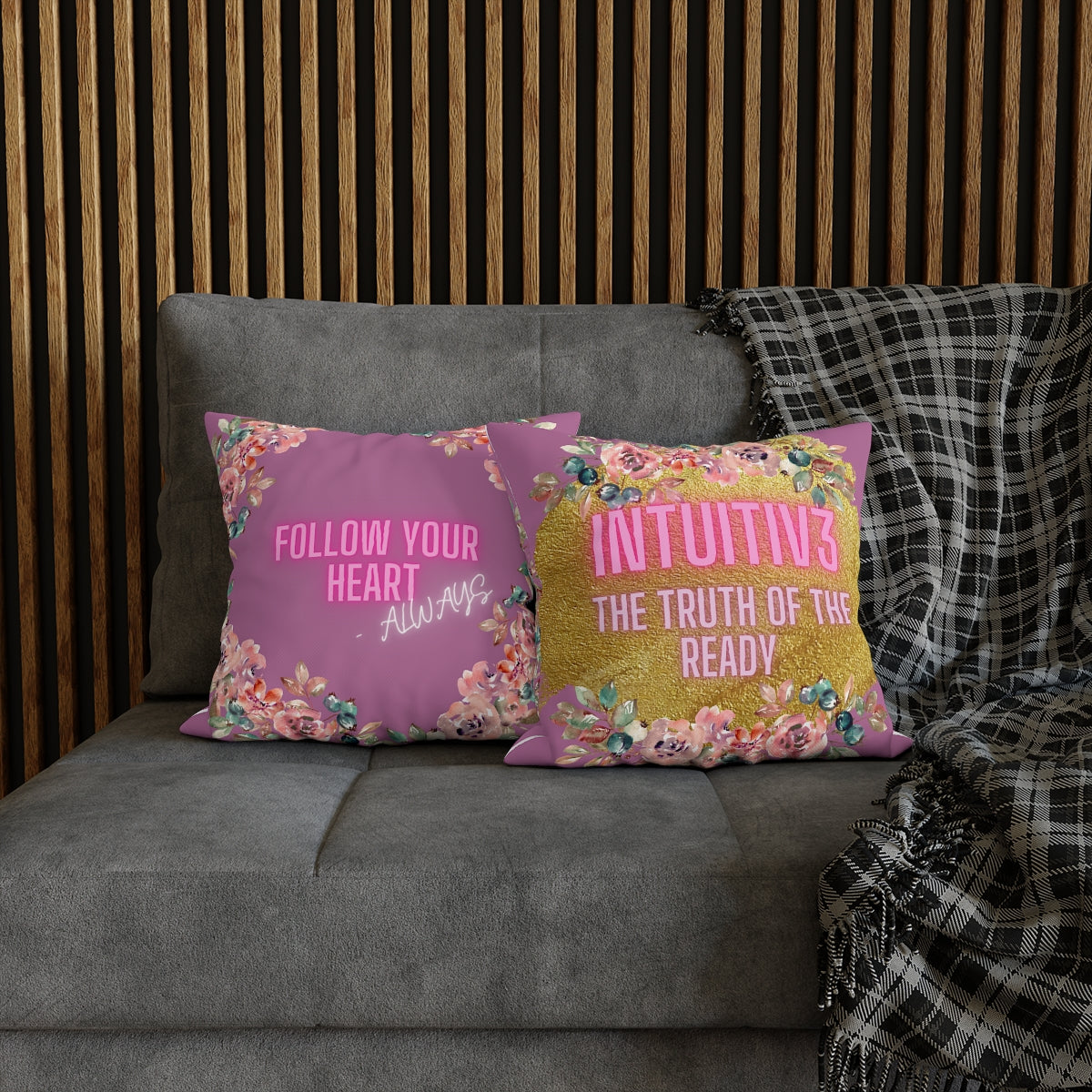 “Intuitiv3” Polyester Pillowcase
