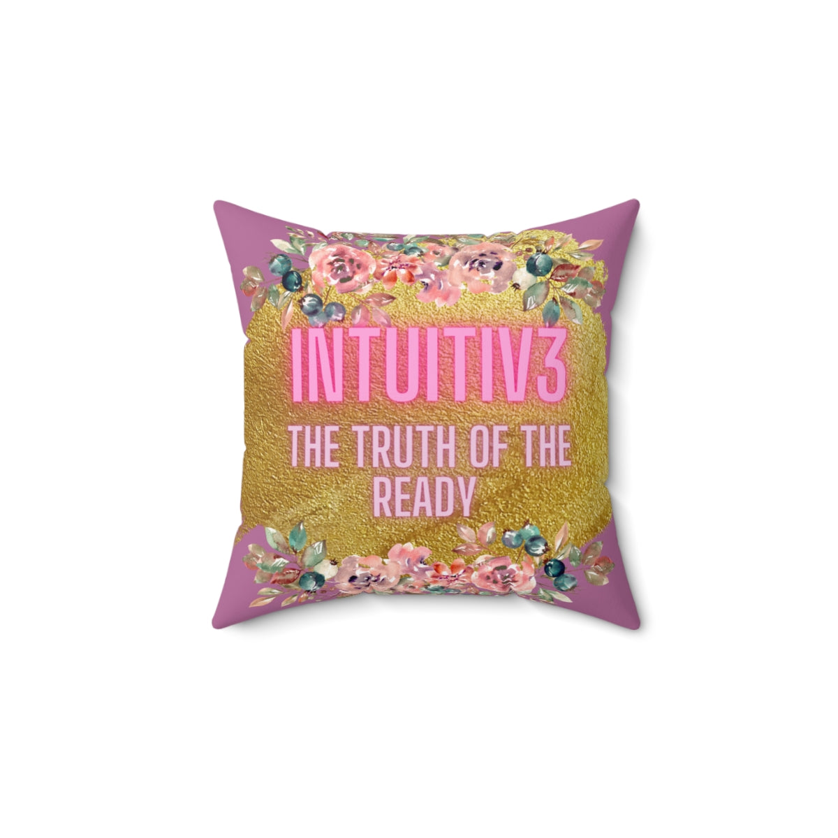 “Intuitiv3” Square Pillow