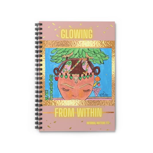 “Nu Growth” Golden Spiral Notebook - Ruled Line