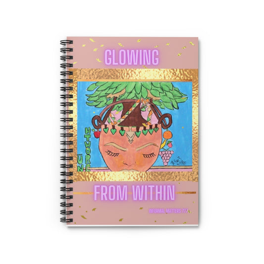 “Nu Growth” Lavender Spiral Notebook - Ruled Line